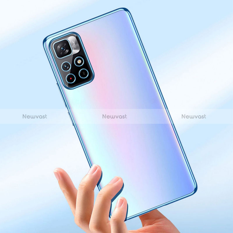 Ultra-thin Transparent TPU Soft Case Cover H04 for Xiaomi Poco M4 Pro 5G