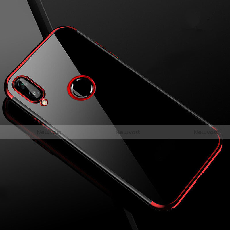 Ultra-thin Transparent TPU Soft Case Cover H04 for Xiaomi Redmi Note 7 Pro Red