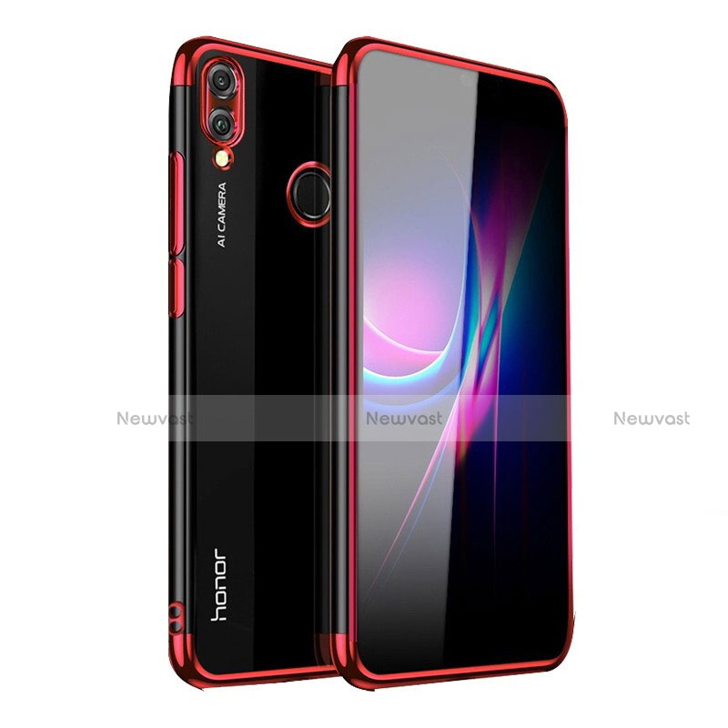 Ultra-thin Transparent TPU Soft Case Cover H05 for Huawei Honor 10 Lite Red