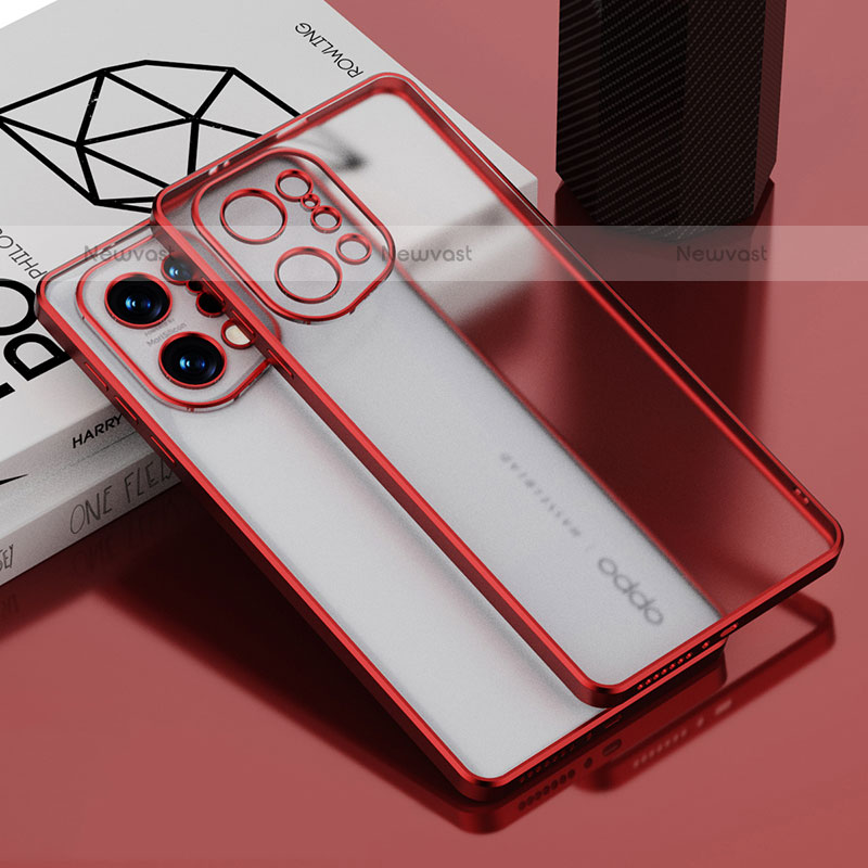 Ultra-thin Transparent TPU Soft Case Cover H05 for Oppo Find X5 Pro 5G