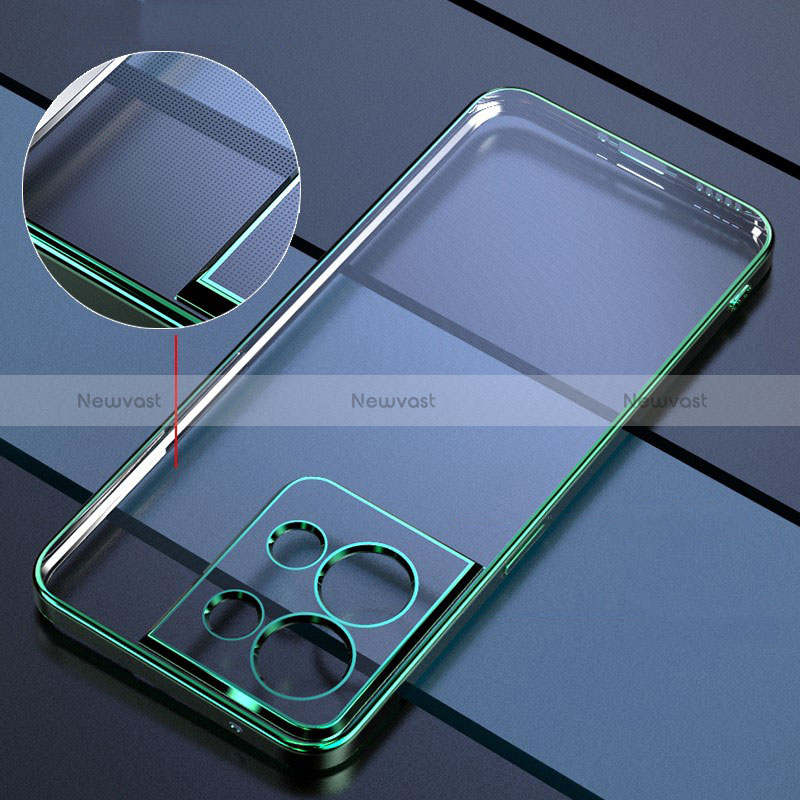 Ultra-thin Transparent TPU Soft Case Cover H05 for Oppo Reno8 5G