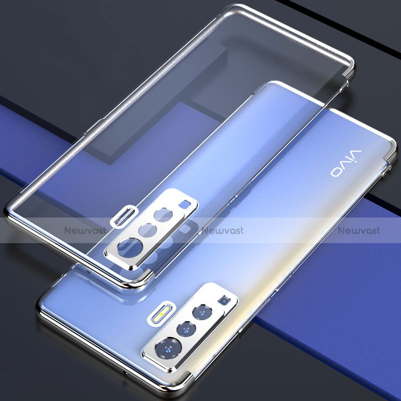 Ultra-thin Transparent TPU Soft Case Cover H05 for Vivo X50 5G