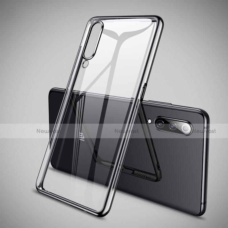 Ultra-thin Transparent TPU Soft Case Cover H05 for Xiaomi Mi 9 Pro 5G Black