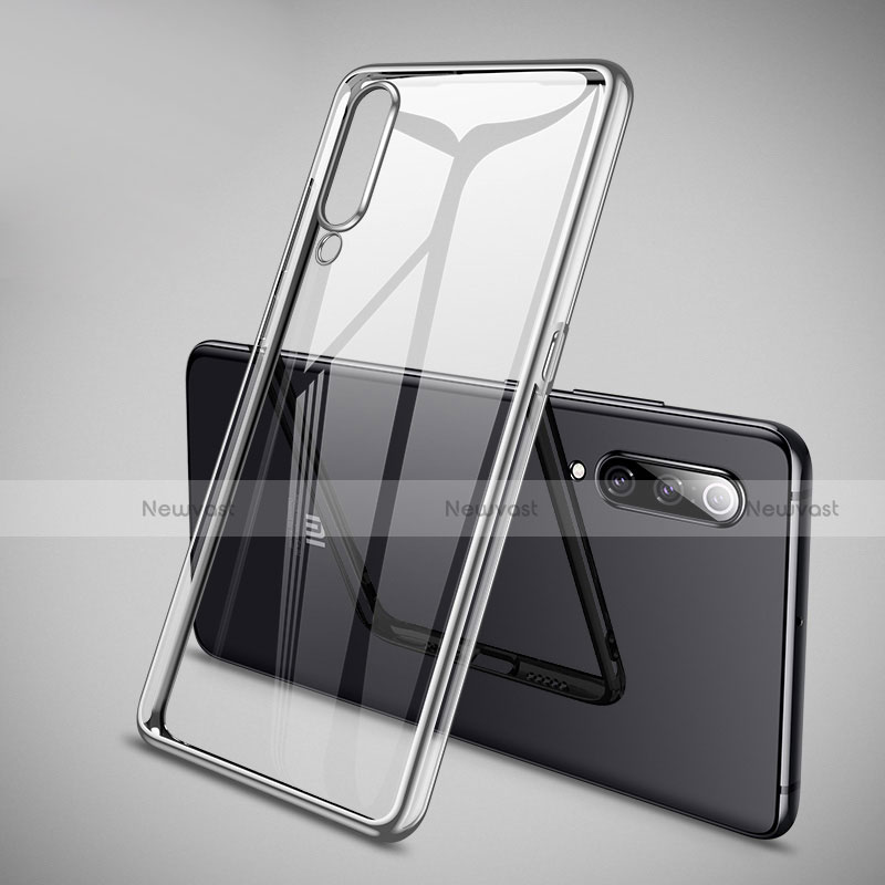 Ultra-thin Transparent TPU Soft Case Cover H05 for Xiaomi Mi 9 Pro 5G Silver