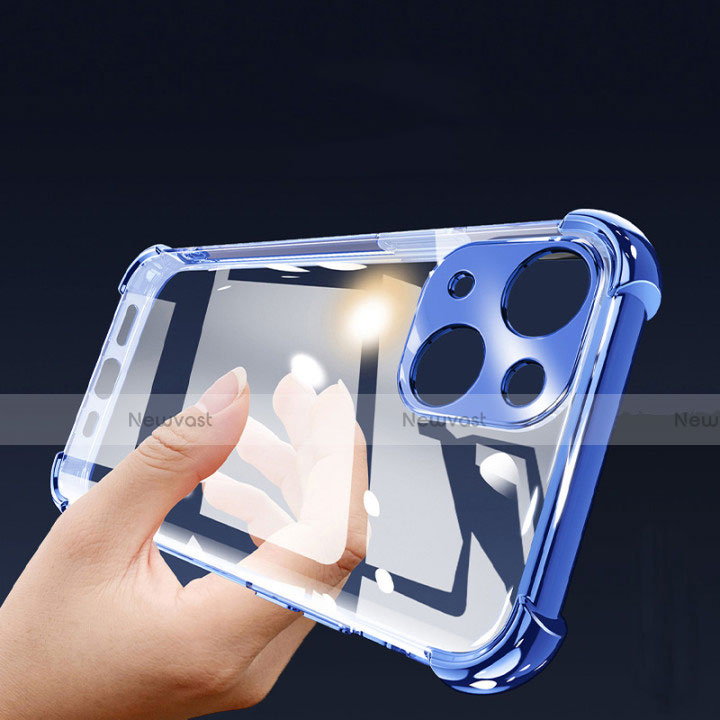 Ultra-thin Transparent TPU Soft Case Cover H06 for Apple iPhone 14