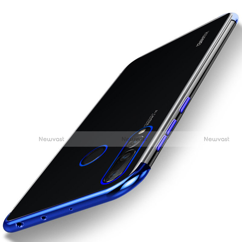 Ultra-thin Transparent TPU Soft Case Cover H06 for Huawei Nova 4 Blue