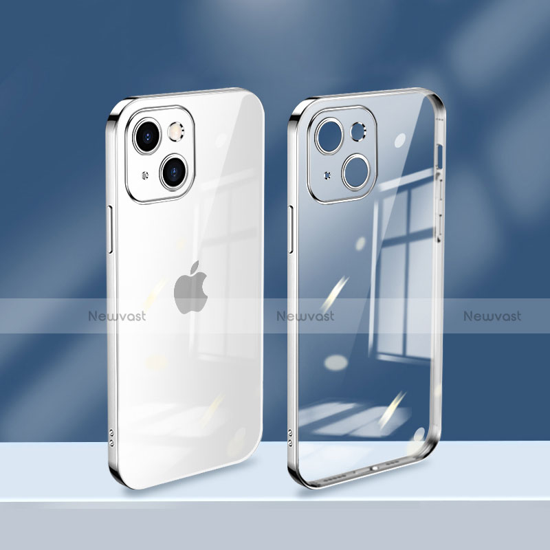 Ultra-thin Transparent TPU Soft Case Cover H08 for Apple iPhone 13 Mini