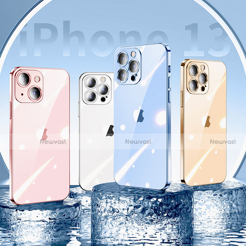 Ultra-thin Transparent TPU Soft Case Cover H08 for Apple iPhone 13 Pro