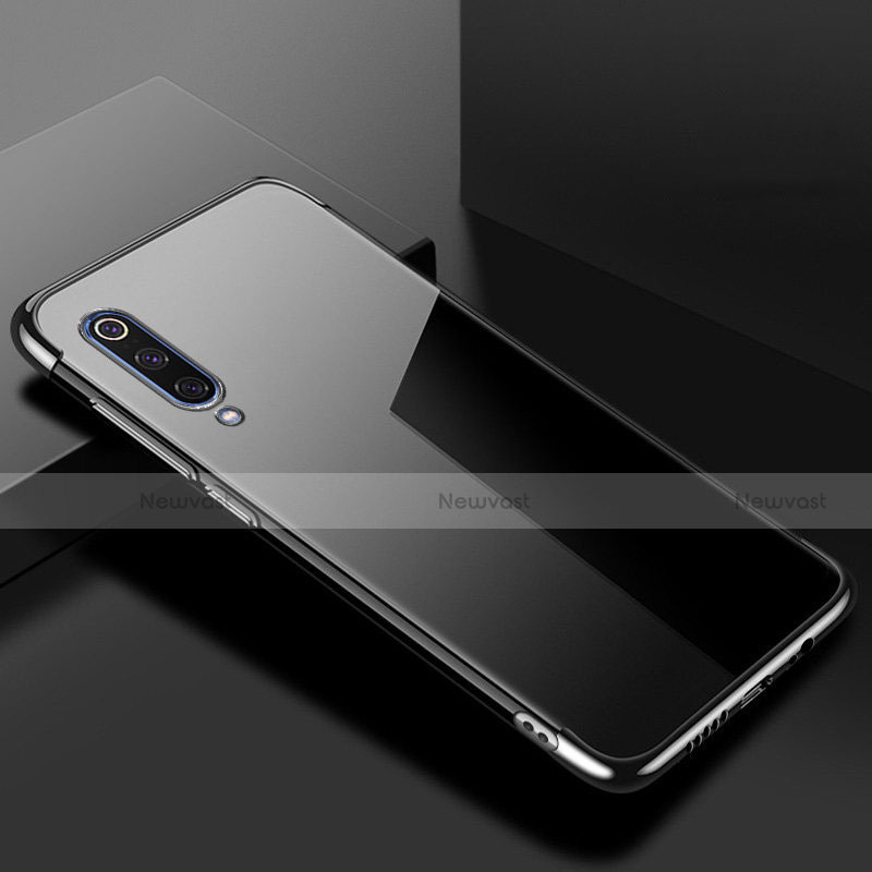 Ultra-thin Transparent TPU Soft Case Cover H08 for Xiaomi Mi 9 Pro Black