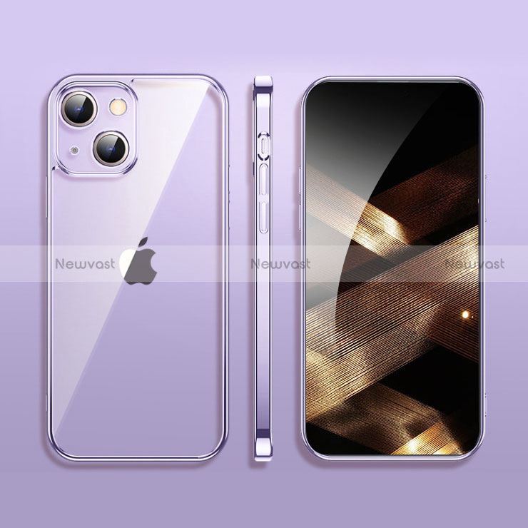 Ultra-thin Transparent TPU Soft Case Cover H09 for Apple iPhone 15