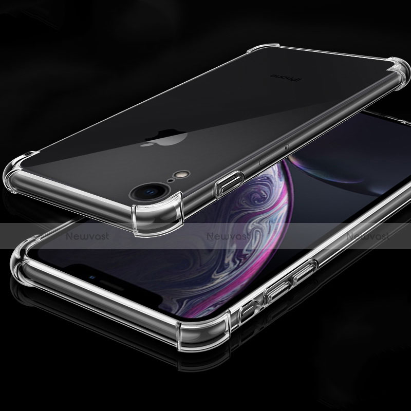 Ultra-thin Transparent TPU Soft Case Cover HC07 for Apple iPhone XR Clear