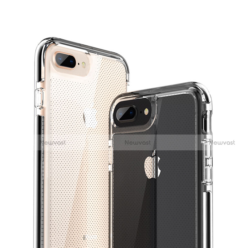 Ultra-thin Transparent TPU Soft Case Cover HT01 for Apple iPhone 8 Plus