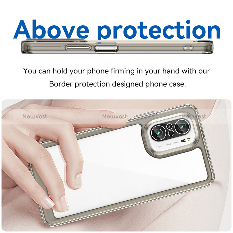 Ultra-thin Transparent TPU Soft Case Cover JS2 for Xiaomi Poco F3 5G