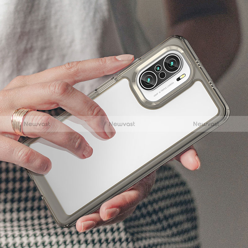 Ultra-thin Transparent TPU Soft Case Cover JS2 for Xiaomi Poco F3 5G