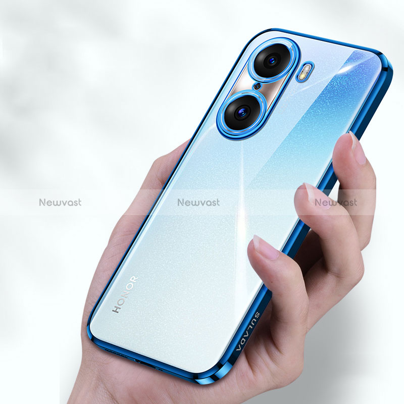 Ultra-thin Transparent TPU Soft Case Cover LD1 for Huawei Honor 60 5G