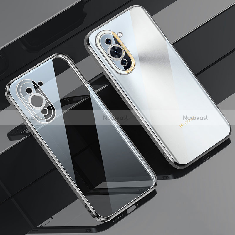 Ultra-thin Transparent TPU Soft Case Cover LD1 for Huawei Nova 10 Silver