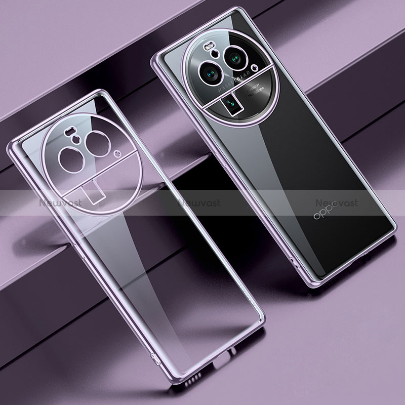 Ultra-thin Transparent TPU Soft Case Cover LD2 for Oppo Find X6 Pro 5G