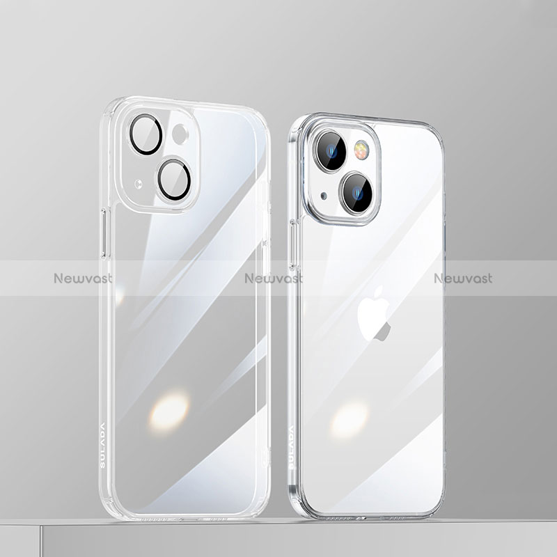 Ultra-thin Transparent TPU Soft Case Cover LD3 for Apple iPhone 15 Clear