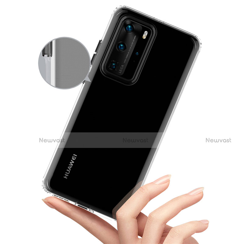 Ultra-thin Transparent TPU Soft Case Cover N01 for Huawei P40 Pro