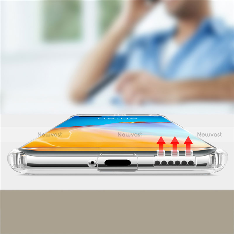 Ultra-thin Transparent TPU Soft Case Cover N01 for Huawei P40 Pro