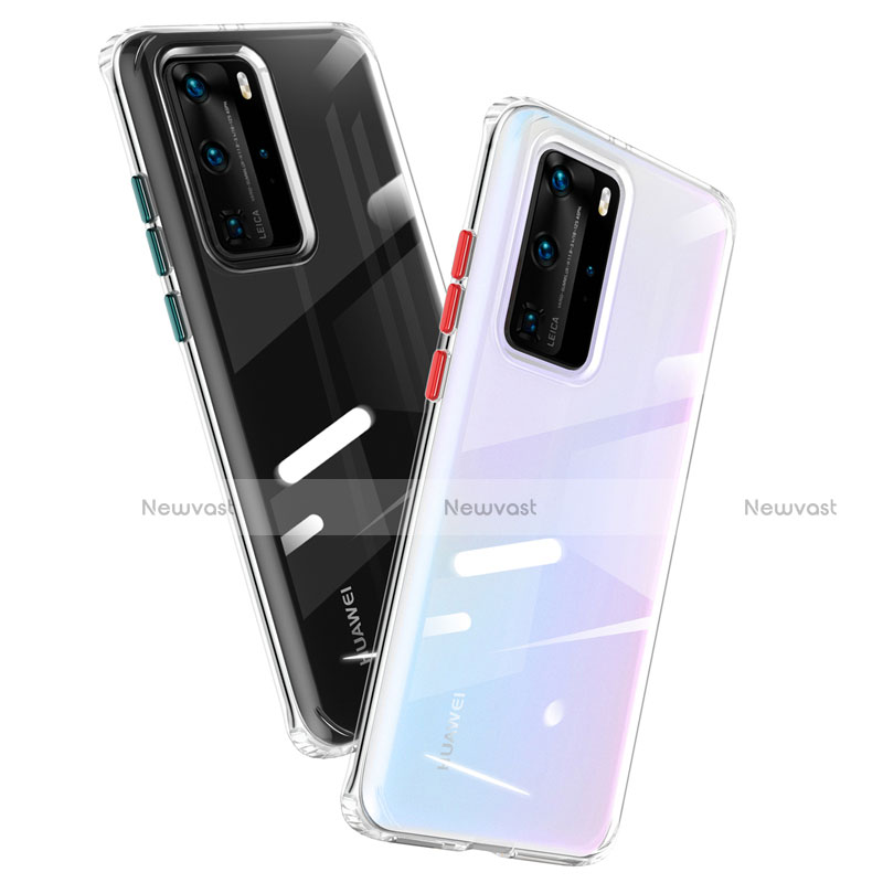 Ultra-thin Transparent TPU Soft Case Cover N01 for Huawei P40 Pro