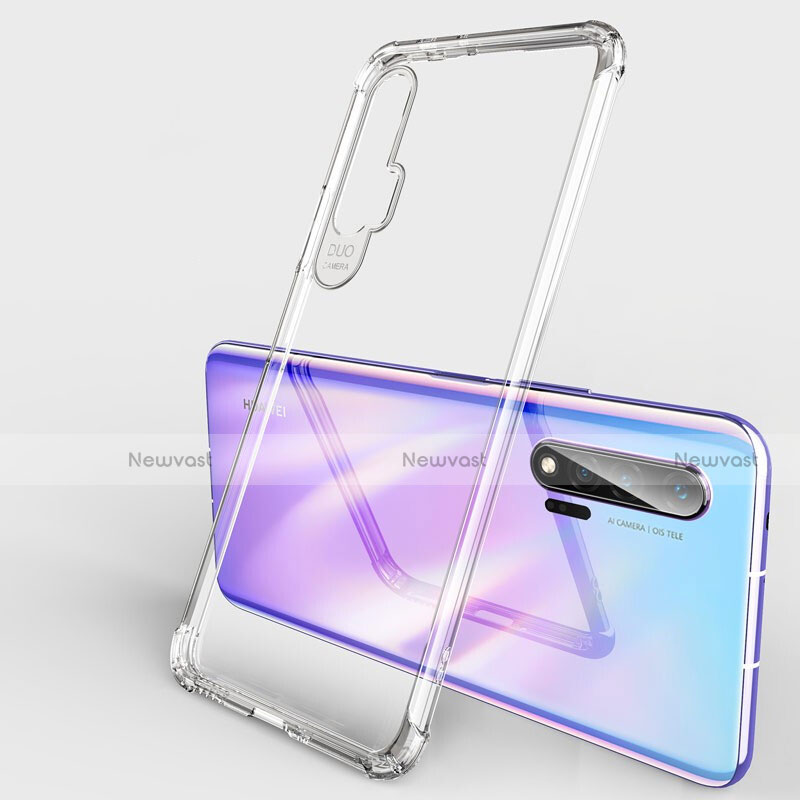 Ultra-thin Transparent TPU Soft Case Cover S01 for Huawei Nova 6 Clear