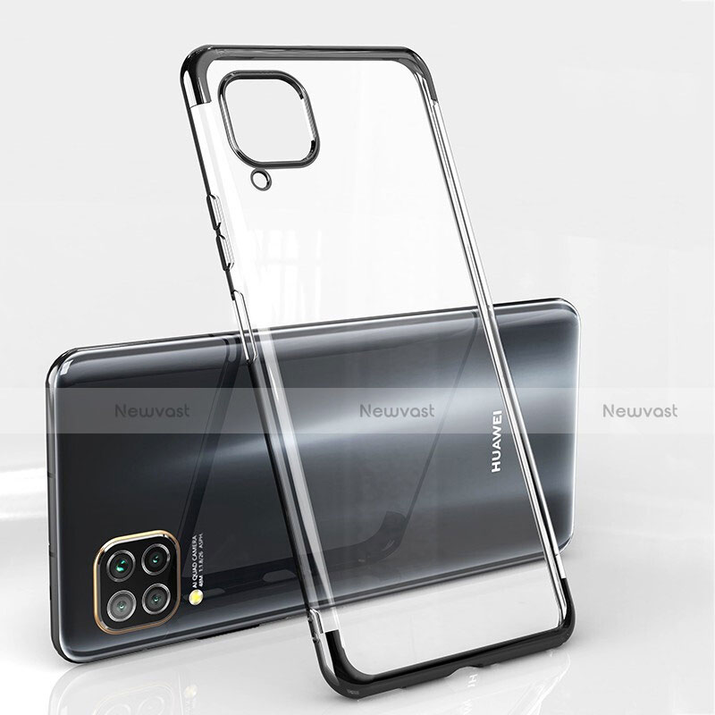 Ultra-thin Transparent TPU Soft Case Cover S01 for Huawei Nova 6 SE Black