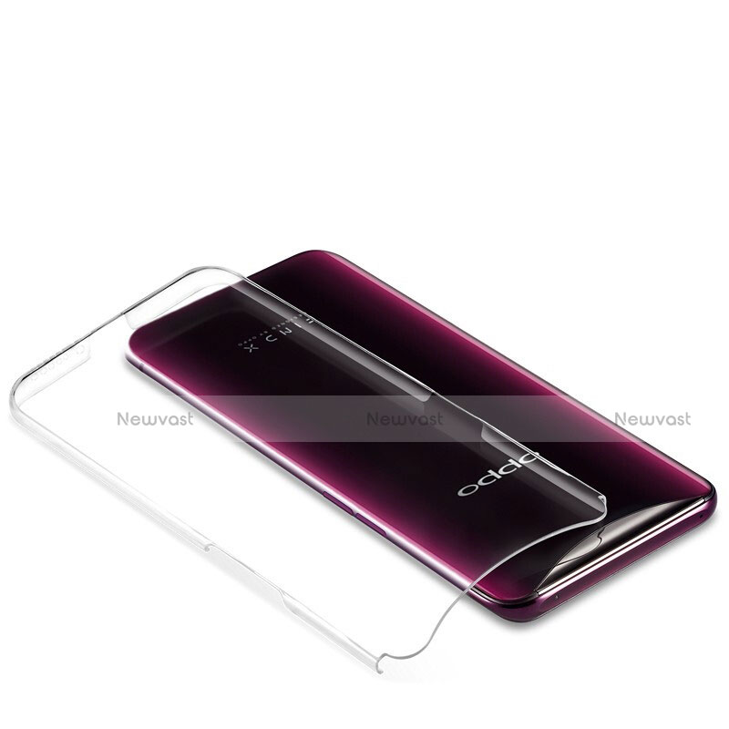 Ultra-thin Transparent TPU Soft Case Cover S01 for Oppo Find X Clear