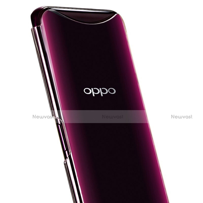 Ultra-thin Transparent TPU Soft Case Cover S01 for Oppo Find X Clear