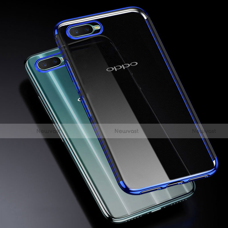 Ultra-thin Transparent TPU Soft Case Cover S01 for Oppo R15X