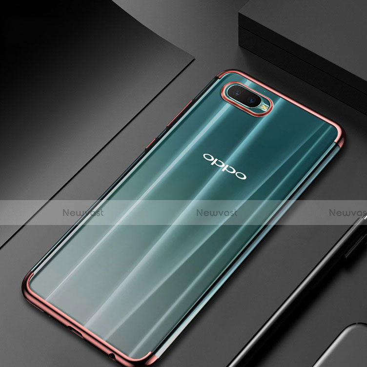 Ultra-thin Transparent TPU Soft Case Cover S01 for Oppo R17 Neo