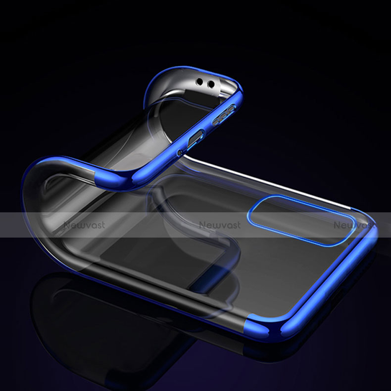 Ultra-thin Transparent TPU Soft Case Cover S01 for Oppo Reno3 Pro