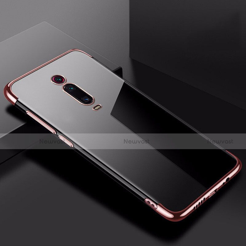 Ultra-thin Transparent TPU Soft Case Cover S01 for Xiaomi Mi 9T Pro Rose Gold