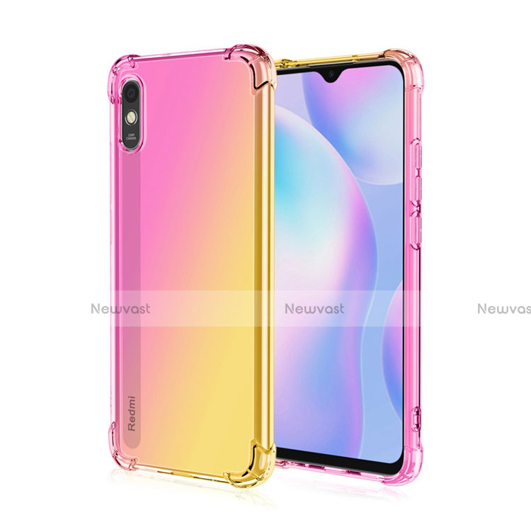 Ultra-thin Transparent TPU Soft Case Cover S01 for Xiaomi Redmi 9A