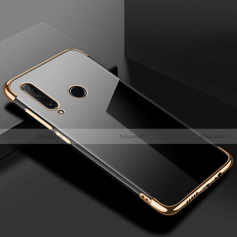 Ultra-thin Transparent TPU Soft Case Cover S02 for Huawei Honor 20E Gold