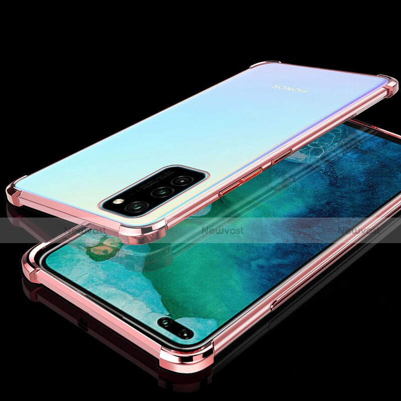 Ultra-thin Transparent TPU Soft Case Cover S02 for Huawei Honor View 30 5G