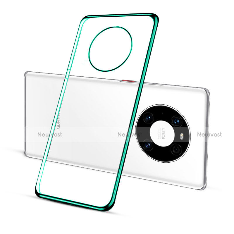 Ultra-thin Transparent TPU Soft Case Cover S02 for Huawei Mate 40 Green