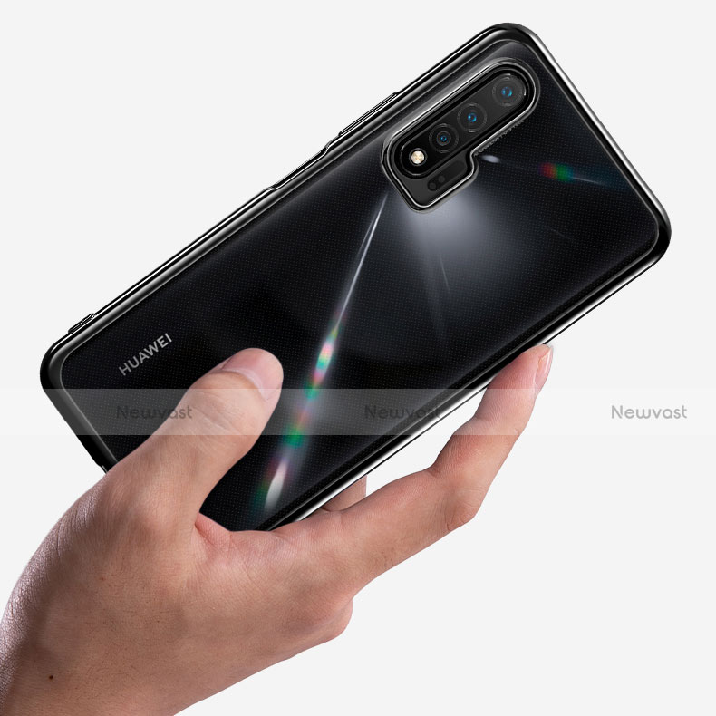 Ultra-thin Transparent TPU Soft Case Cover S02 for Huawei Nova 6