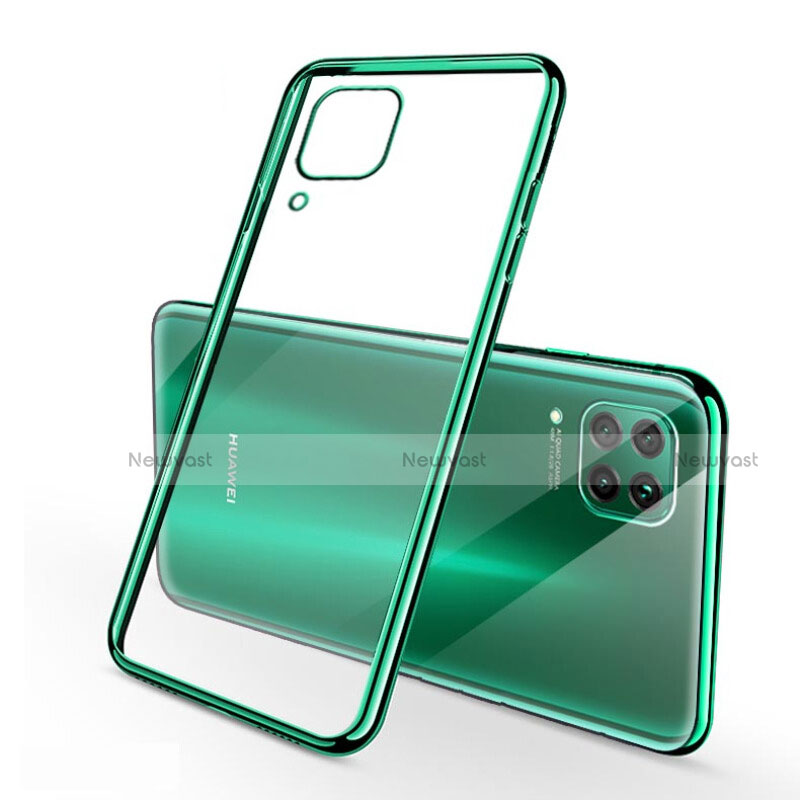 Ultra-thin Transparent TPU Soft Case Cover S02 for Huawei Nova 6 SE Green