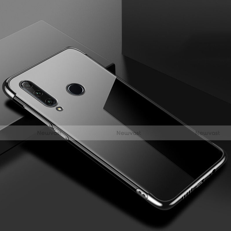 Ultra-thin Transparent TPU Soft Case Cover S02 for Huawei P Smart+ Plus (2019) Black