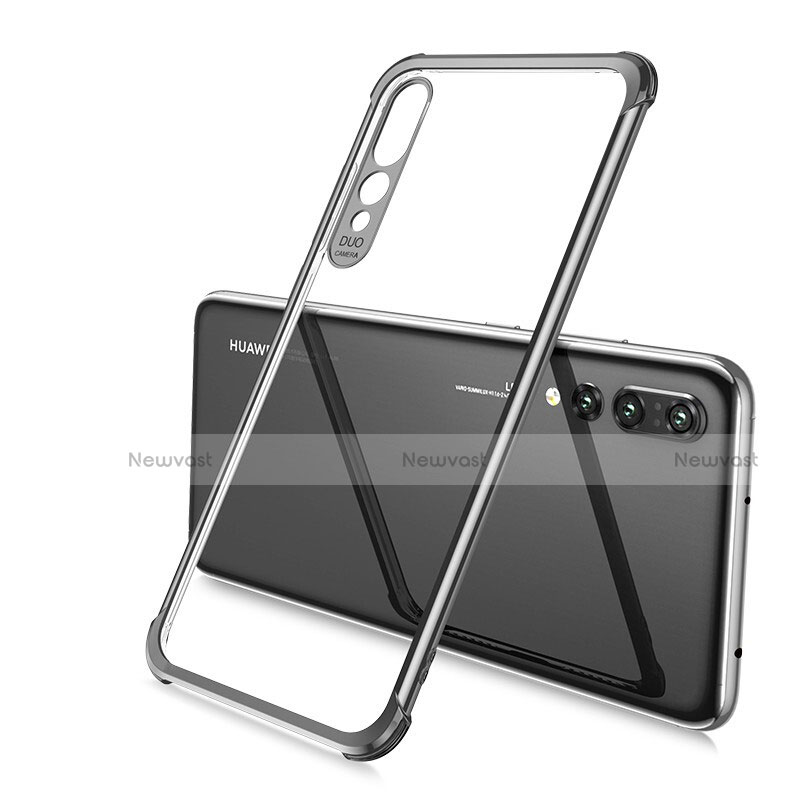 Ultra-thin Transparent TPU Soft Case Cover S02 for Huawei P20 Pro