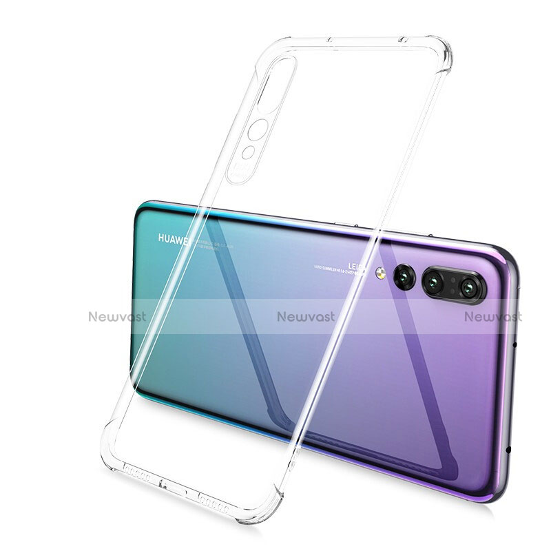 Ultra-thin Transparent TPU Soft Case Cover S02 for Huawei P20 Pro