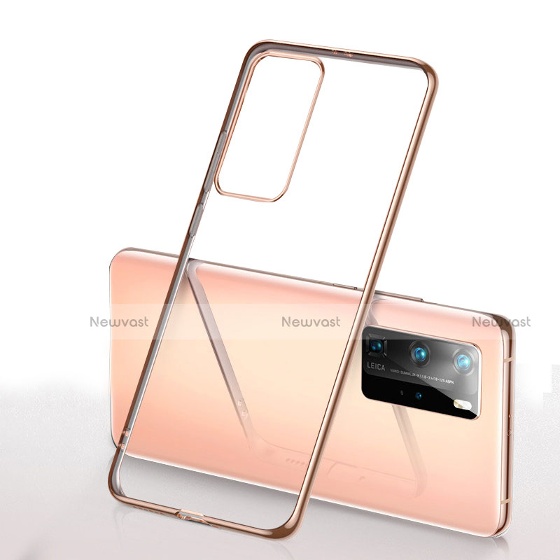 Ultra-thin Transparent TPU Soft Case Cover S02 for Huawei P40 Pro