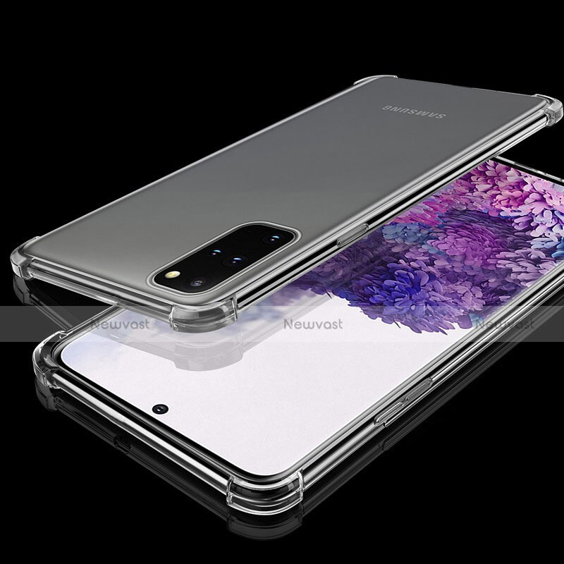 Ultra-thin Transparent TPU Soft Case Cover S02 for Samsung Galaxy S20 Plus 5G