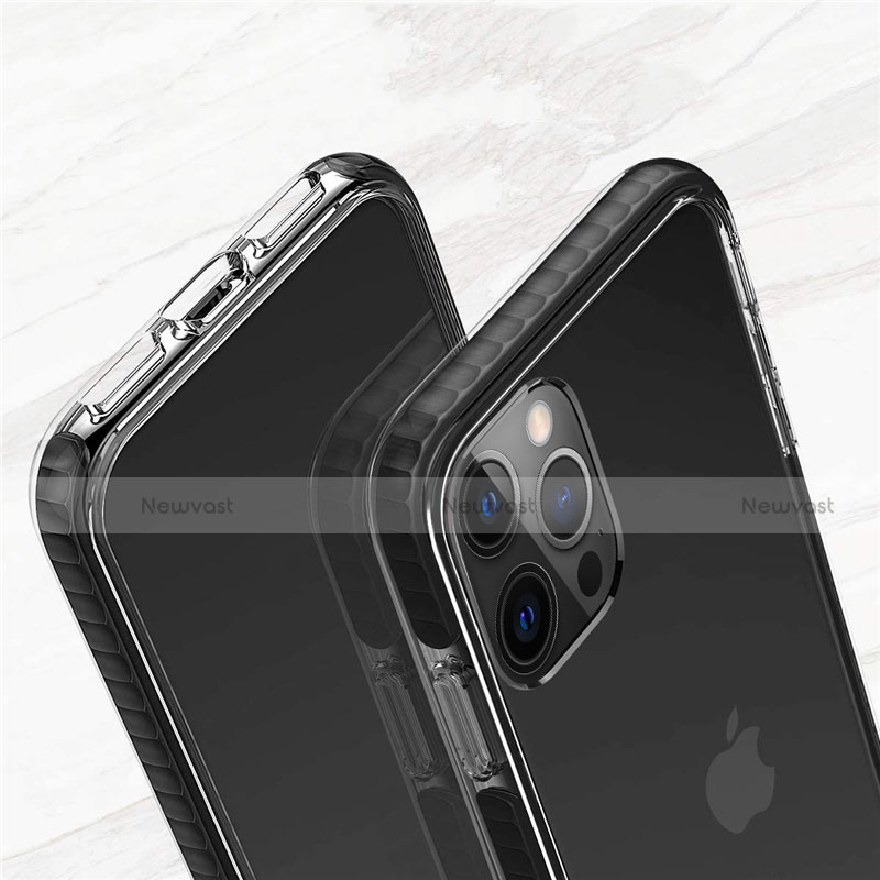 Ultra-thin Transparent TPU Soft Case Cover S03 for Apple iPhone 12 Pro Max