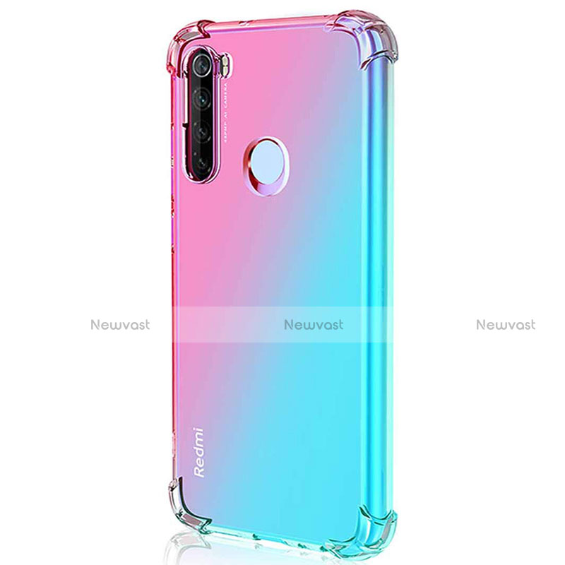 Ultra-thin Transparent TPU Soft Case Cover S03 for Xiaomi Redmi Note 8T Pink