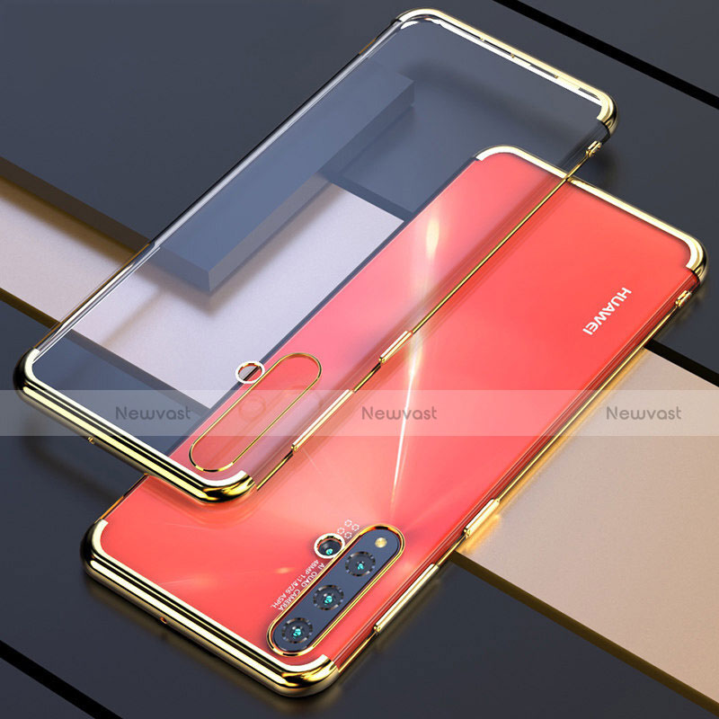 Ultra-thin Transparent TPU Soft Case Cover S04 for Huawei Nova 5 Gold