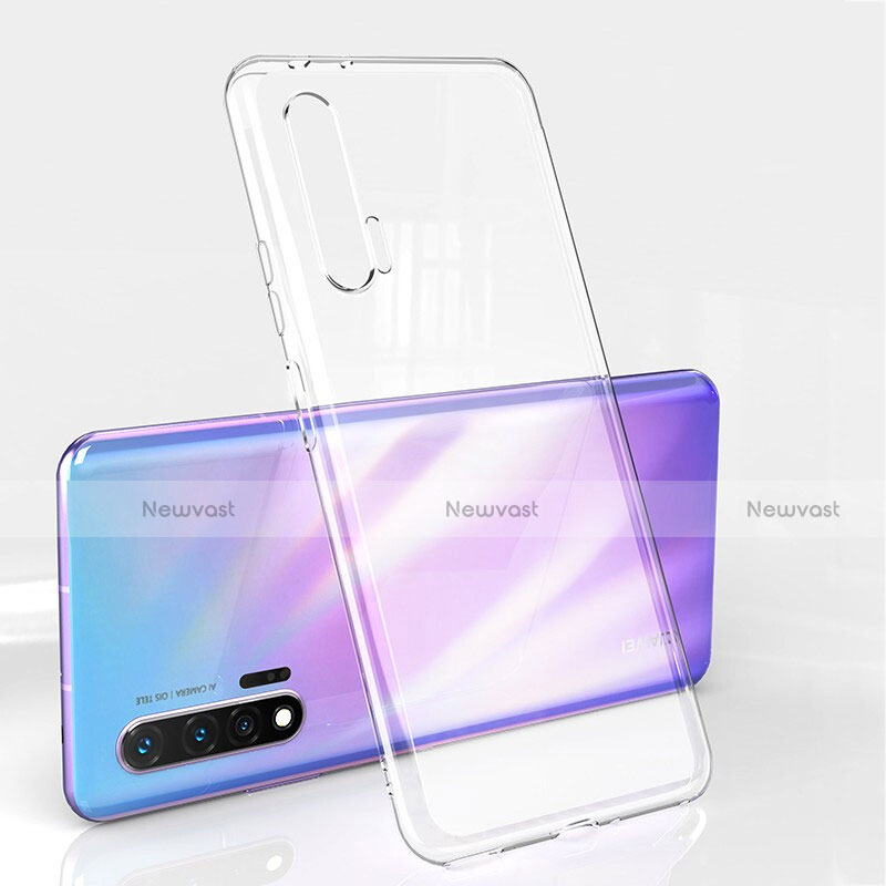 Ultra-thin Transparent TPU Soft Case Cover S04 for Huawei Nova 6 Clear