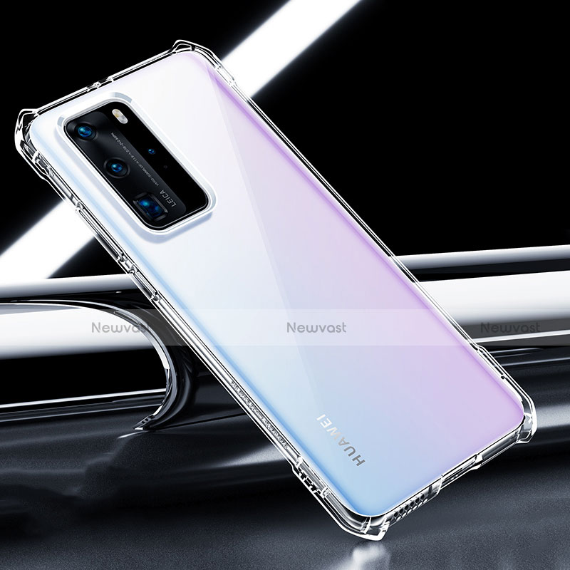 Ultra-thin Transparent TPU Soft Case Cover S04 for Huawei P40 Pro