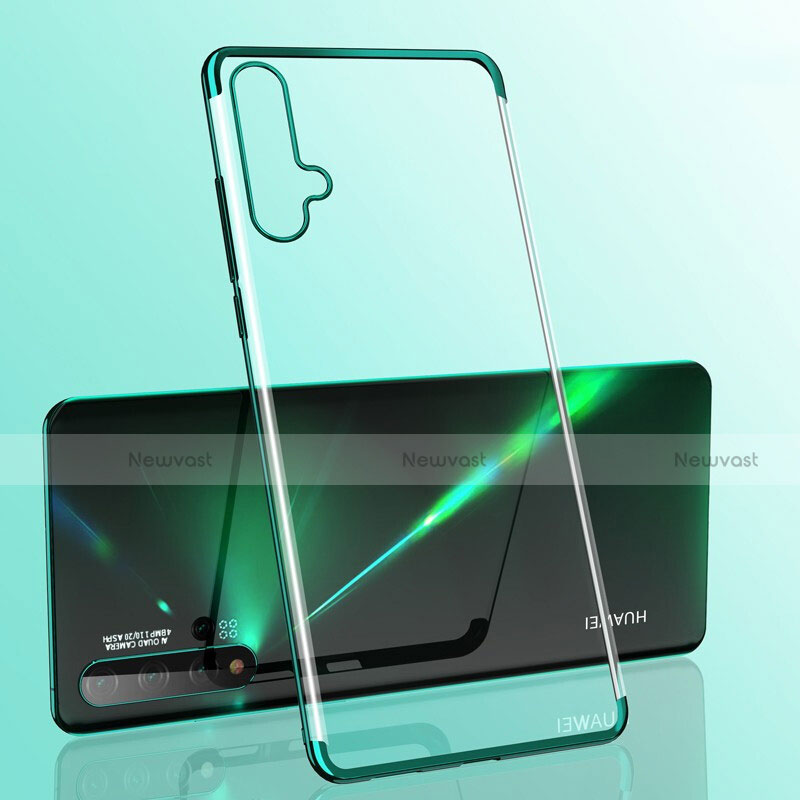 Ultra-thin Transparent TPU Soft Case Cover S05 for Huawei Nova 5 Green